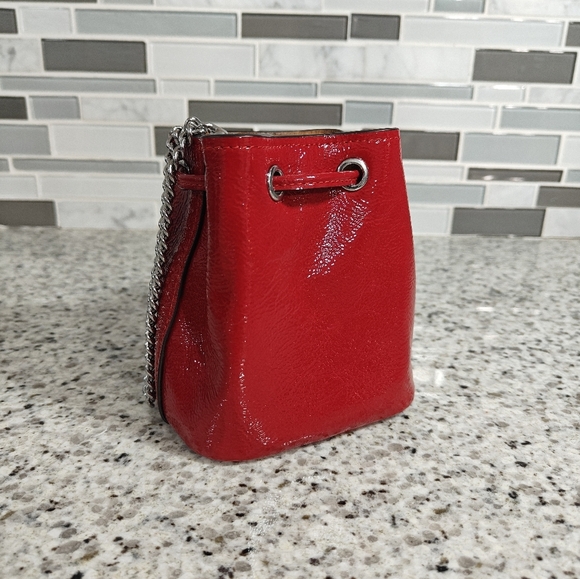 Coach Drawstring Wristlet in Red - Picture 4 of 5